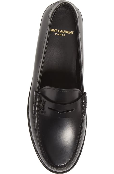 women ysl loafers